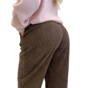 pantalone in velluto in costina metropolis